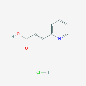 2-Methyl-3-(pyridin-2-yl)acrylic acid hydrochloride