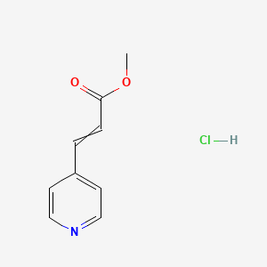 Methyl 3-pyridin-4-ylprop-2-enoate;hydrochloride