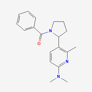 (2-(6-(Dimethylamino)-2-methylpyridin-3-yl)pyrrolidin-1-yl)(phenyl)methanone