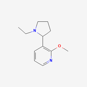 3-(1-Ethylpyrrolidin-2-yl)-2-methoxypyridine