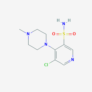 5-Chloro-4-(4-methylpiperazin-1-yl)pyridine-3-sulfonamide