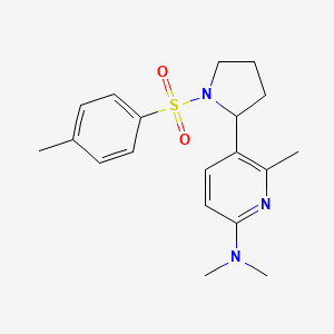 N,N,6-Trimethyl-5-(1-tosylpyrrolidin-2-yl)pyridin-2-amine