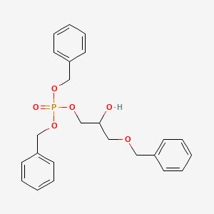 1-(Benzyloxy)-3-[[bis(benzyloxy)phosphoryl]oxy]propan-2-ol