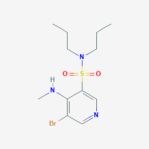 5-Bromo-4-(methylamino)-N,N-dipropylpyridine-3-sulfonamide