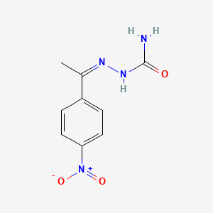 molecular formula C9H10N4O3 B11824873 4'-Nitroacetophenone semicarbazone 