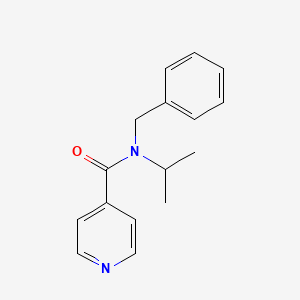 molecular formula C16H18N2O B1182491 N-benzyl-N-isopropylisonicotinamide 
