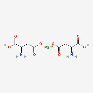 magnesium;(3S)-3-amino-4-hydroxy-4-oxobutanoate