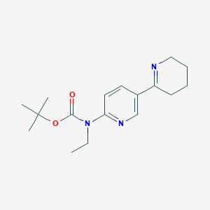 tert-Butyl ethyl(3,4,5,6-tetrahydro-[2,3'-bipyridin]-6'-yl)carbamate