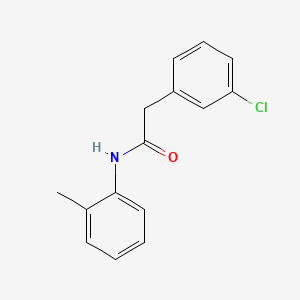 2-(3-chlorophenyl)-N-(2-methylphenyl)acetamide