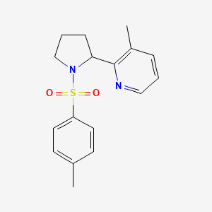 3-Methyl-2-(1-tosylpyrrolidin-2-yl)pyridine