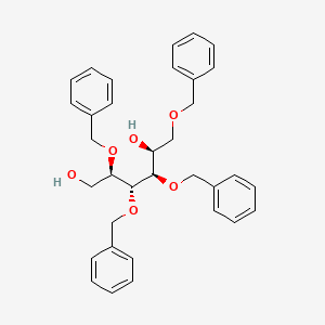 (2R,3R,4R,5S)-2,3,4,6-tetrakis(phenylmethoxy)hexane-1,5-diol