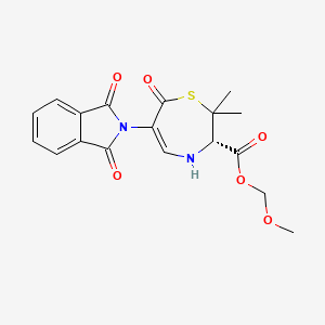 (S)-Methoxymethyl 6-(1,3-Dihydro-1,3-dioxo-2H-isoindol-2-yl)-2,3,4,7-tetrahydro-2,2-dimethyl-7-oxo-1,4-thiazepine-3-carboxylic Acid Ester