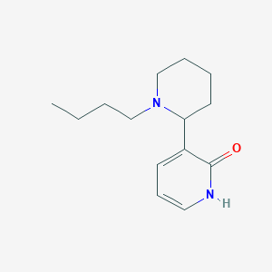 molecular formula C14H22N2O B11825054 3-(1-Butylpiperidin-2-yl)pyridin-2(1H)-one 