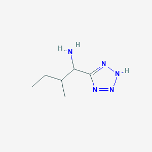 2-Methyl-1-(1H-tetrazol-5-yl)butan-1-amine