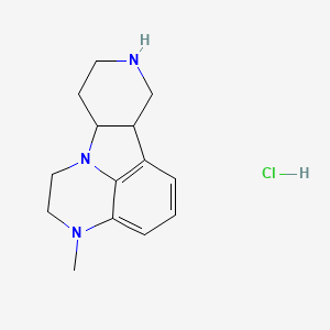 4-methyl-1,4,12-triazatetracyclo[7.6.1.05,16.010,15]hexadeca-5,7,9(16)-triene;hydrochloride