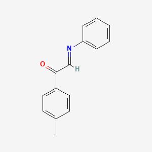 molecular formula C15H13NO B1182520 1-(4-Methylphenyl)-2-(phenylimino)ethanone 