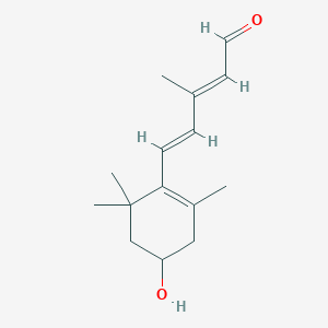 molecular formula C15H22O2 B11825205 4-Hydroxy-beta-cyclocitral 