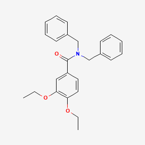 molecular formula C25H27NO3 B1182524 N,N-dibenzyl-3,4-diethoxybenzamide 