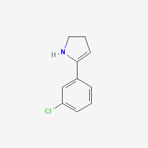 5-(3-chlorophenyl)-2,3-dihydro-1H-pyrrole