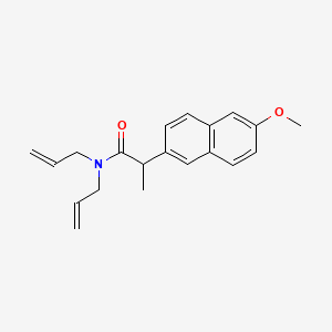 molecular formula C20H23NO2 B1182525 N,N-diallyl-2-(6-methoxy-2-naphthyl)propanamide 