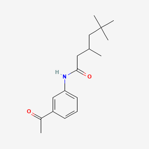 N-(3-acetylphenyl)-3,5,5-trimethylhexanamide