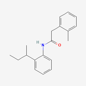 molecular formula C19H23NO B1182529 N-(2-sec-butylphenyl)-2-(2-methylphenyl)acetamide 