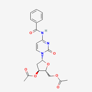 molecular formula C20H21N3O7 B11825361 3',5'-Di-O-acetyl-N4-benzoyl-2'-deoxycytidine 