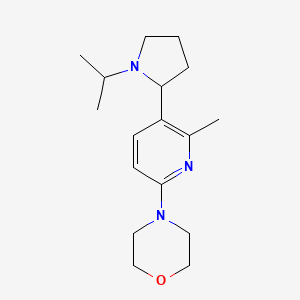 4-(5-(1-Isopropylpyrrolidin-2-yl)-6-methylpyridin-2-yl)morpholine