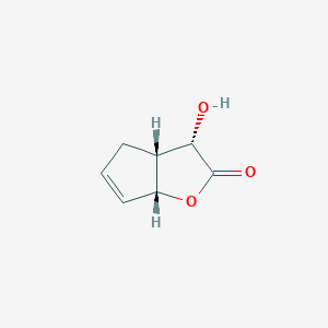 (3s,3Ar,6ar)-3-hydroxy-3,3a,4,6a-tetrahydro-2h-cyclopenta[b]furan-2-one