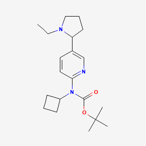 tert-Butyl cyclobutyl(5-(1-ethylpyrrolidin-2-yl)pyridin-2-yl)carbamate