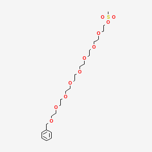 molecular formula C24H42O11S B11825547 Benzyl-PEG8-Ms 