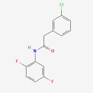 molecular formula C14H10ClF2NO B1182563 2-(3-chlorophenyl)-N-(2,5-difluorophenyl)acetamide 