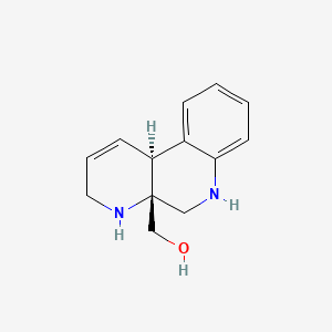 [(4aR,10bS)-3H,4H,4aH,5H,6H,10bH-benzo[f]1,7-naphthyridin-4a-yl]methanol