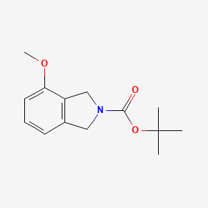 molecular formula C14H19NO3 B11825759 tert-Butyl 4-methoxyisoindoline-2-carboxylate 