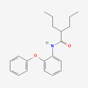 molecular formula C20H25NO2 B1182578 N-(2-phenoxyphenyl)-2-propylpentanamide 
