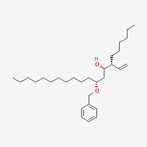 molecular formula C30H52O2 B11825806 (7R,8S,10R)-10-(benzyloxy)-7-vinylhenicosan-8-ol 