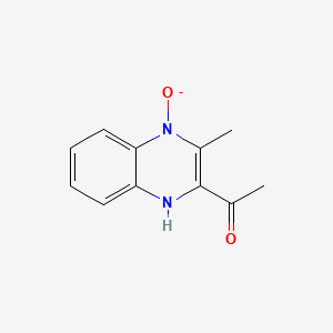 1-(3-methyl-4-oxido-1H-quinoxalin-2-yl)ethanone