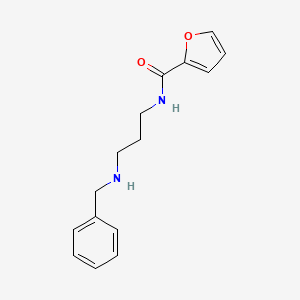 molecular formula C15H18N2O2 B1182589 N-[3-(benzylamino)propyl]furan-2-carboxamide 