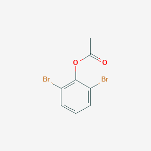 molecular formula C8H6Br2O2 B118259 2,6-二溴苯酚乙酸酯 CAS No. 28165-72-2