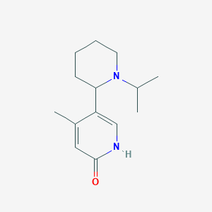 5-(1-Isopropylpiperidin-2-yl)-4-methylpyridin-2(1H)-one