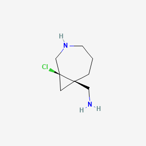 1-[(1R,7R)-1-chloro-3-azabicyclo[5.1.0]octan-7-yl]methanamine