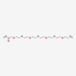 molecular formula C16H32O10 B11825943 HO-Peg7-CH2cooh 