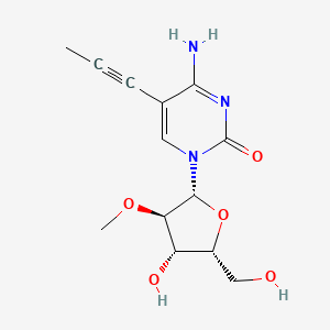 molecular formula C13H17N3O5 B11825952 2'-O-Methyl-5-propynylcytidine 