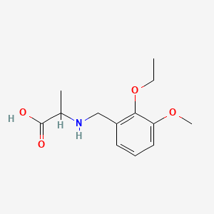 molecular formula C13H19NO4 B1182601 N-(2-ethoxy-3-methoxybenzyl)alanine 