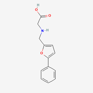 molecular formula C13H13NO3 B1182617 N-[(5-phenylfuran-2-yl)methyl]glycine 