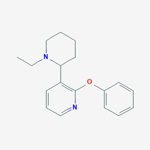 3-(1-Ethylpiperidin-2-yl)-2-phenoxypyridine