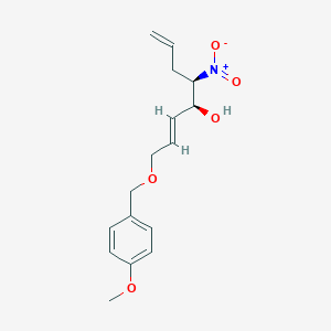 2,7-Octadien-4-ol, 1-[(4-methoxyphenyl)methoxy]-5-nitro-, (2E,4S,5R)-