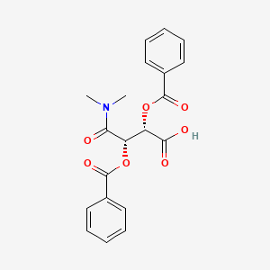 (2S,3S)-2,3-Bis(benzoyloxy)-4-(dimethylamino)-4-oxobutanoic acid