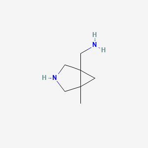 1-{5-Methyl-3-azabicyclo[3.1.0]hexan-1-yl}methanamine