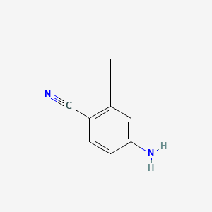 molecular formula C11H14N2 B1182643 4-Amino-2-tert-butylbenzonitrile 